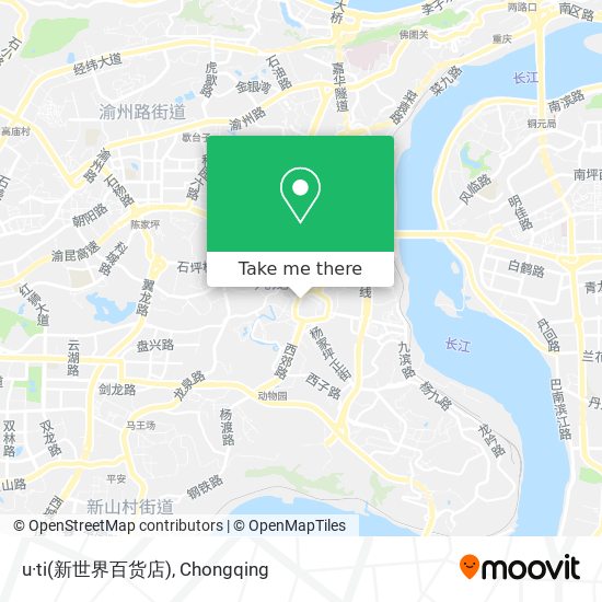 u·ti(新世界百货店) map