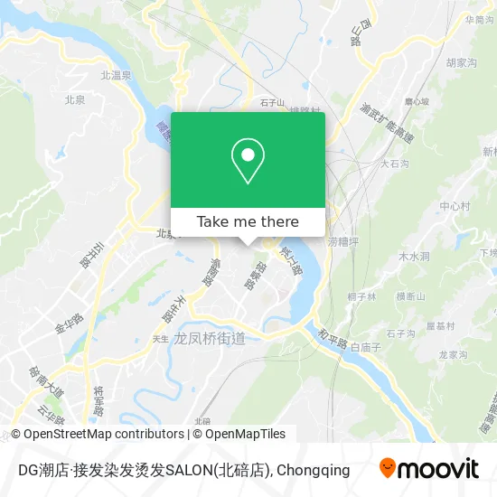 DG潮店·接发染发烫发SALON(北碚店) map
