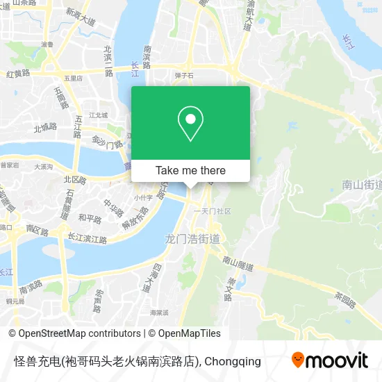 怪兽充电(袍哥码头老火锅南滨路店) map