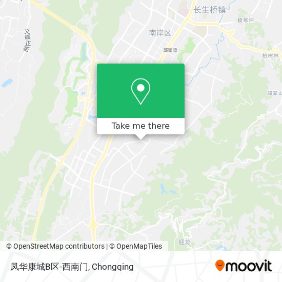 凤华康城B区-西南门 map