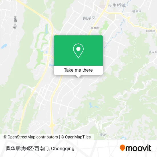 凤华康城B区-西南门 map