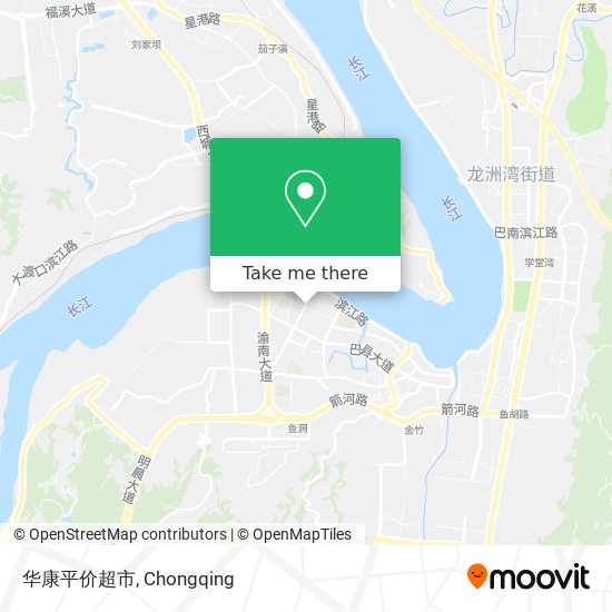 华康平价超市 map