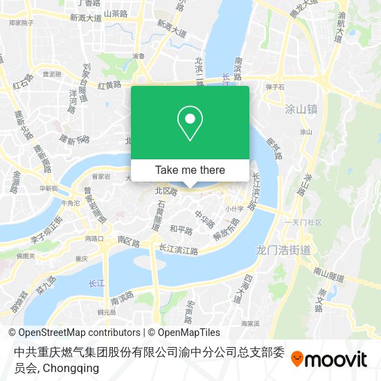 中共重庆燃气集团股份有限公司渝中分公司总支部委员会 map