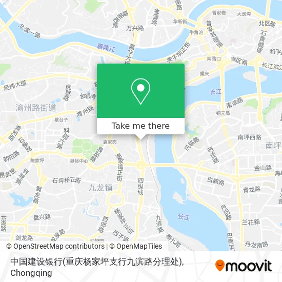 中国建设银行(重庆杨家坪支行九滨路分理处) map