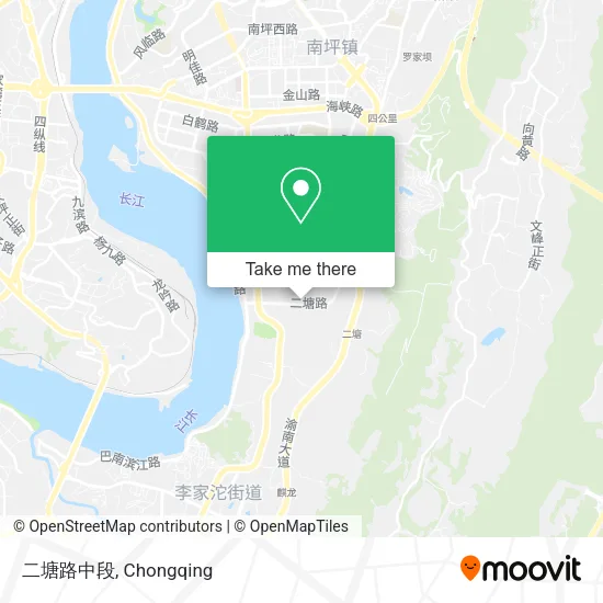 二塘路中段 map