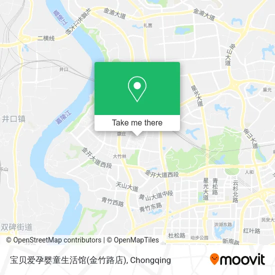 宝贝爱孕婴童生活馆(金竹路店) map