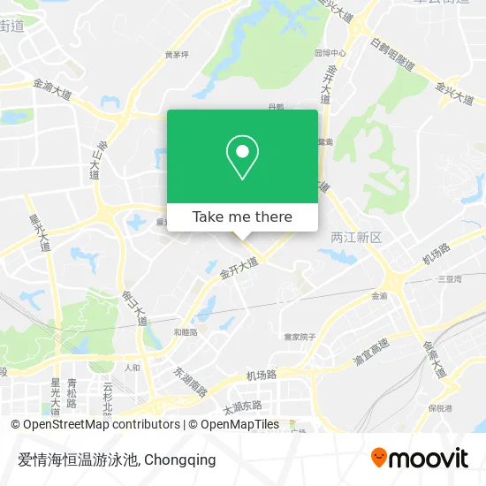 爱情海恒温游泳池 map