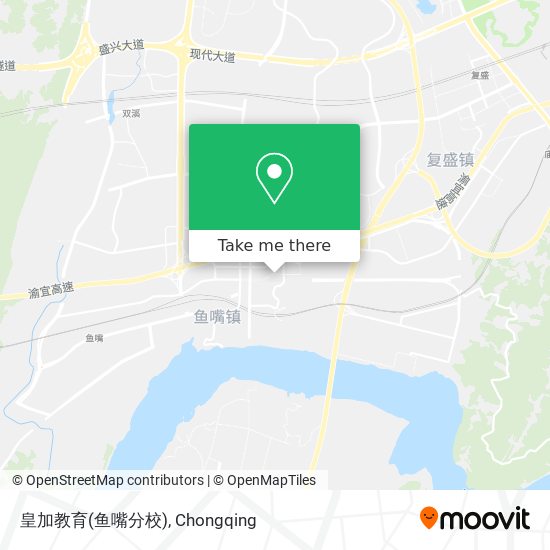 皇加教育(鱼嘴分校) map