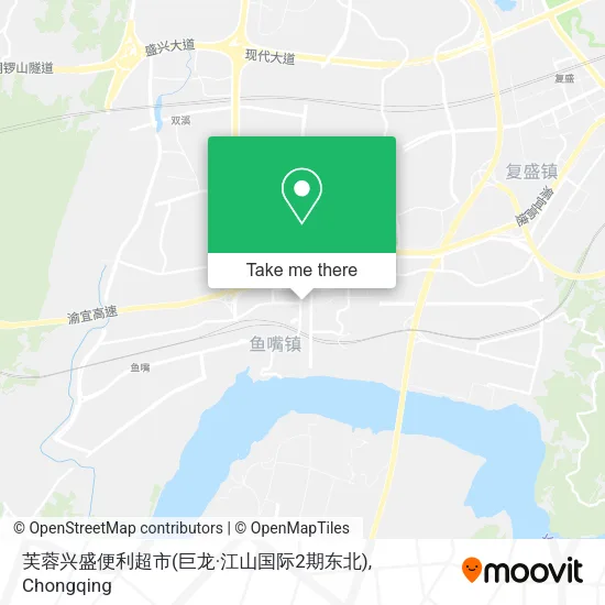 芙蓉兴盛便利超市(巨龙·江山国际2期东北) map