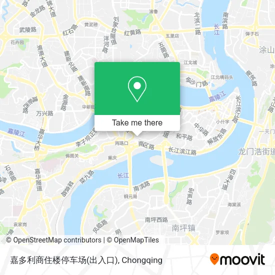 嘉多利商住楼停车场(出入口) map