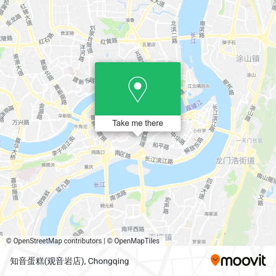 知音蛋糕(观音岩店) map