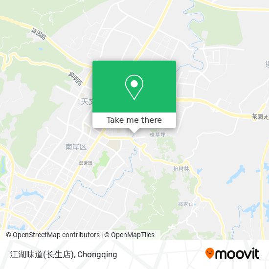 江湖味道(长生店) map