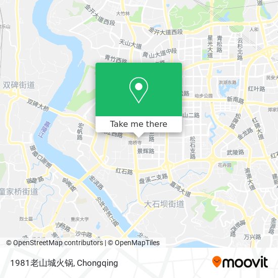 1981老山城火锅 map