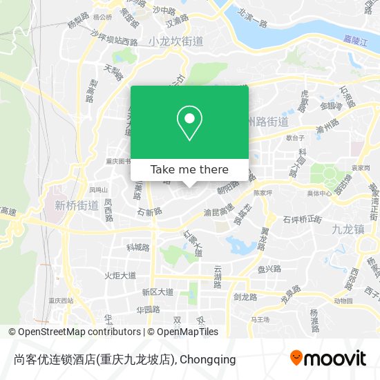 尚客优连锁酒店(重庆九龙坡店) map