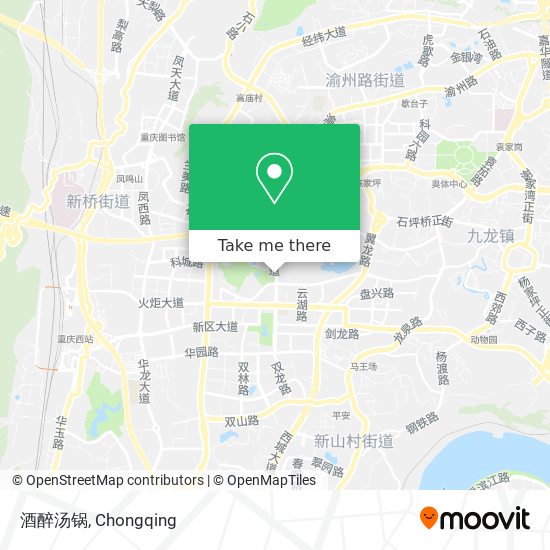 酒醉汤锅 map