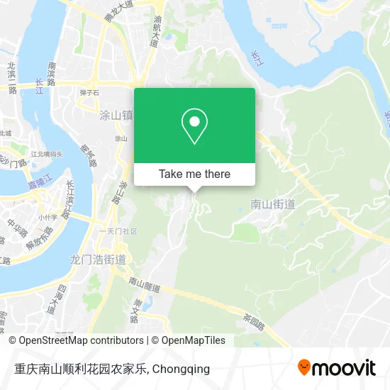 重庆南山顺利花园农家乐 map
