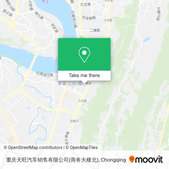 重庆天旺汽车销售有限公司(商务大楼北) map