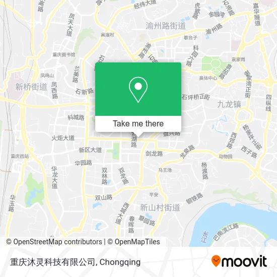 重庆沐灵科技有限公司 map
