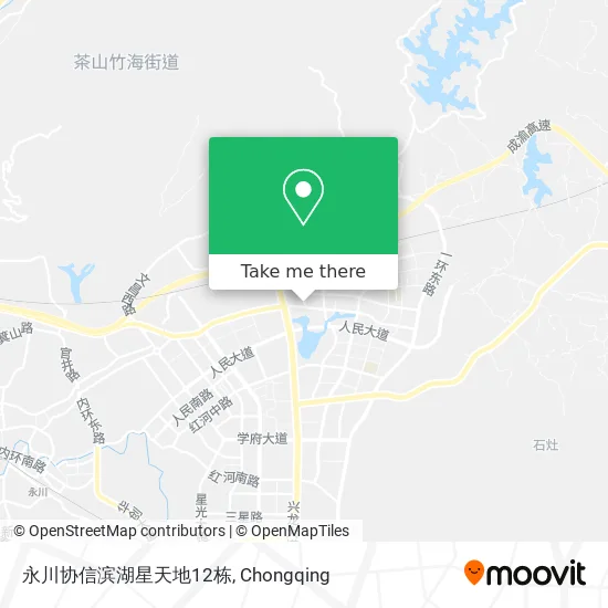 永川协信滨湖星天地12栋 map