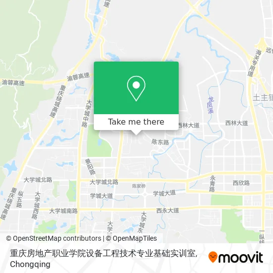 重庆房地产职业学院设备工程技术专业基础实训室 map