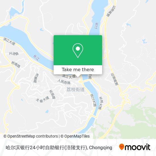 哈尔滨银行24小时自助银行(涪陵支行) map