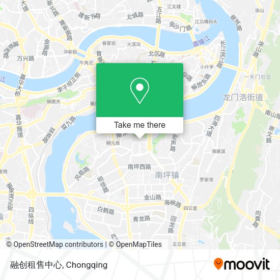 融创租售中心 map