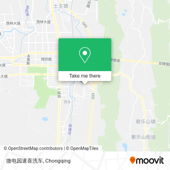 微电园速喜洗车 map