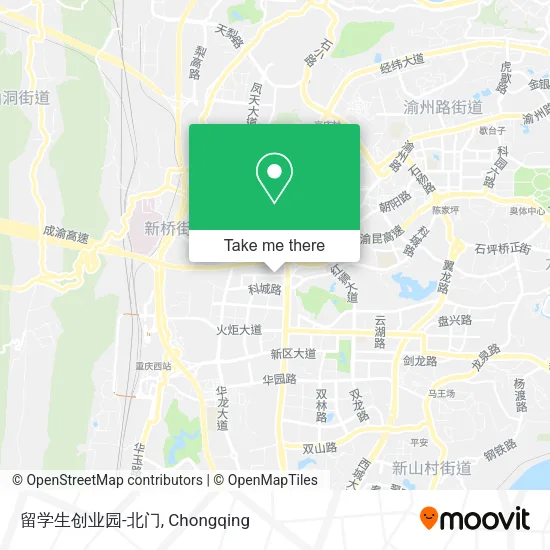 留学生创业园-北门 map