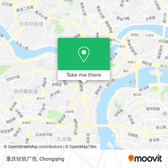 重庆轻轨广告 map