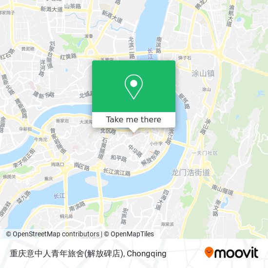 重庆意中人青年旅舍(解放碑店) map