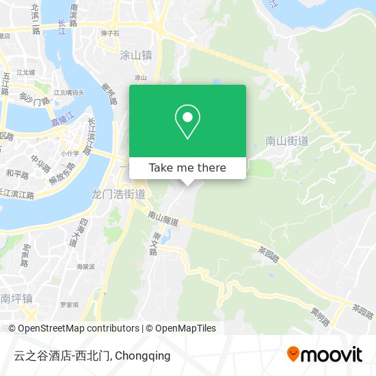 云之谷酒店-西北门 map