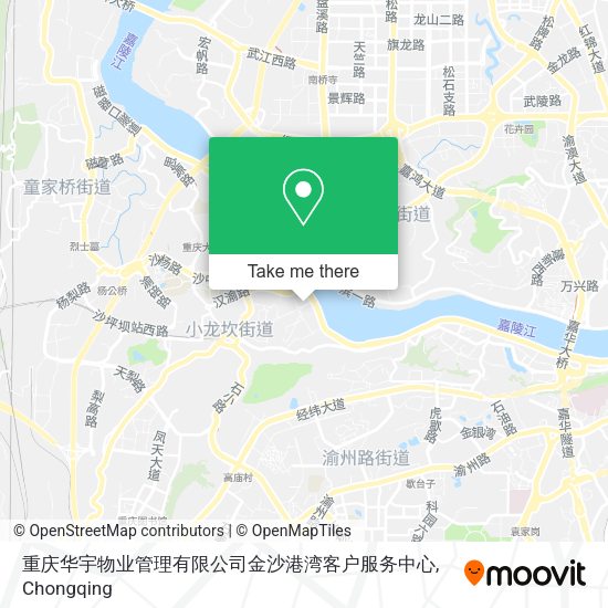 重庆华宇物业管理有限公司金沙港湾客户服务中心 map
