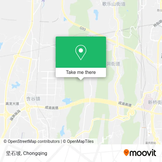 坚石坡 map