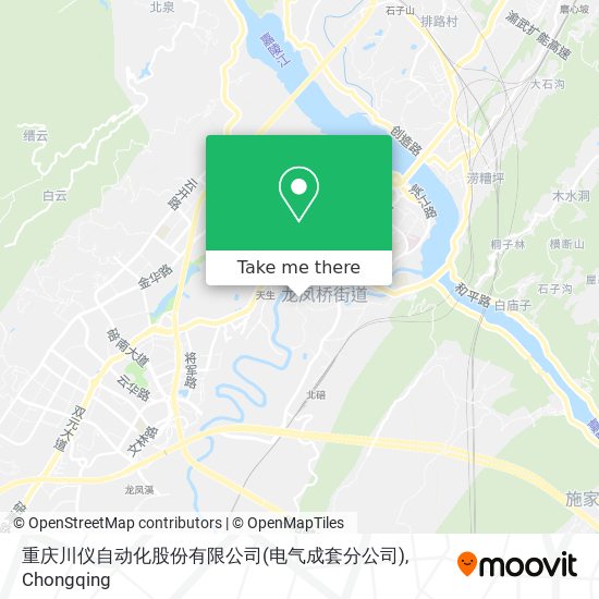 重庆川仪自动化股份有限公司(电气成套分公司) map
