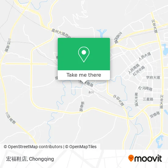 宏福鞋店 map