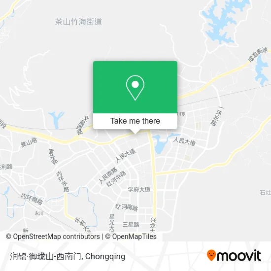 润锦·御珑山-西南门 map