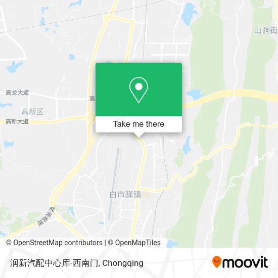润新汽配中心库-西南门 map