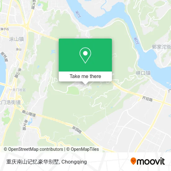 重庆南山记忆豪华别墅 map