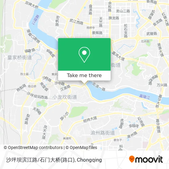 沙坪坝滨江路/石门大桥(路口) map