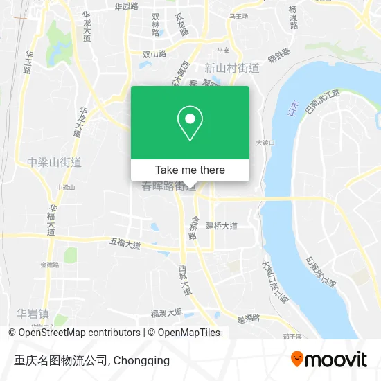 重庆名图物流公司 map