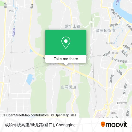 成渝环线高速/新龙路(路口) map