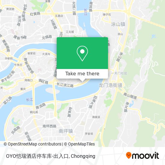 OYO恺瑞酒店停车库-出入口 map