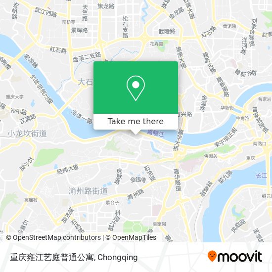 重庆雍江艺庭普通公寓 map