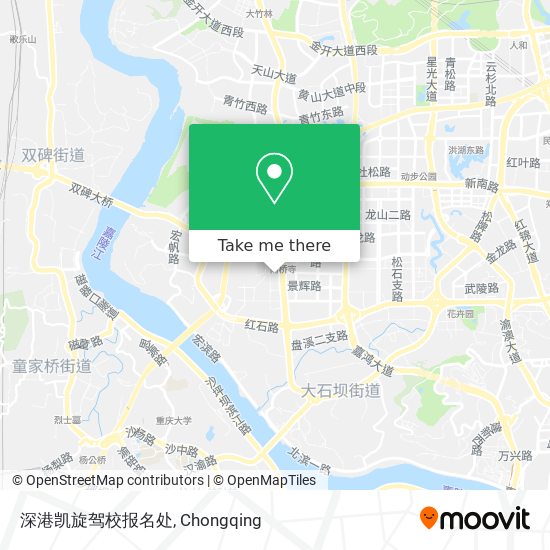 深港凯旋驾校报名处 map