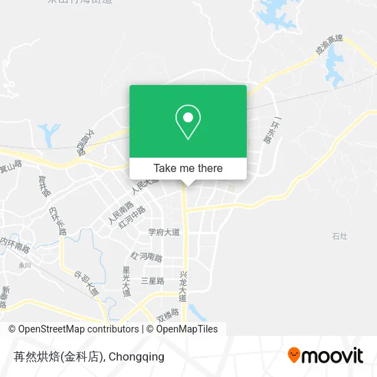 苒然烘焙(金科店) map