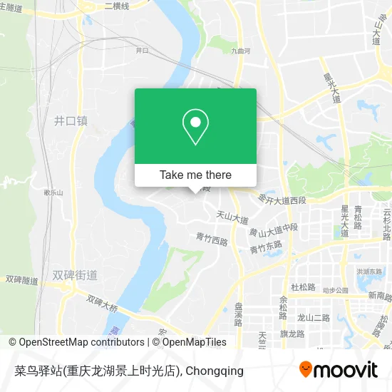 菜鸟驿站(重庆龙湖景上时光店) map