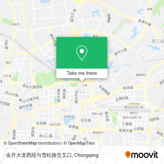 金开大道西段与雪松路交叉口 map