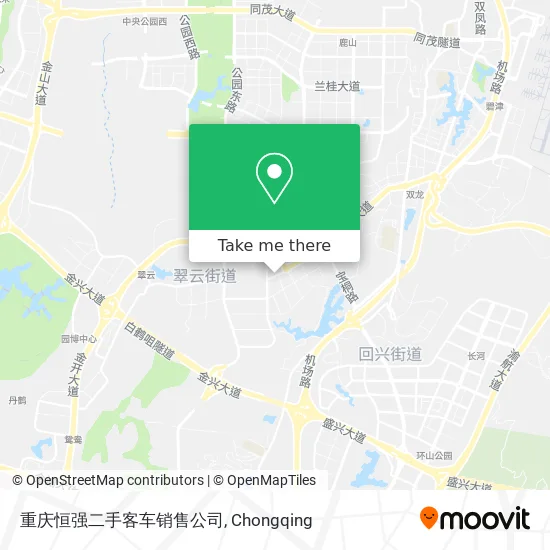重庆恒强二手客车销售公司 map