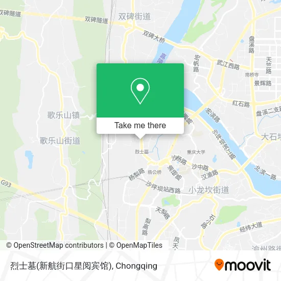 烈士墓(新航街口星阅宾馆) map
