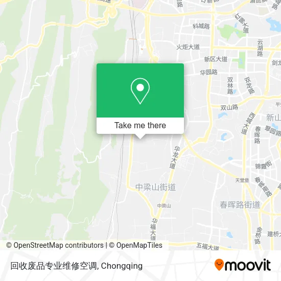 回收废品专业维修空调 map